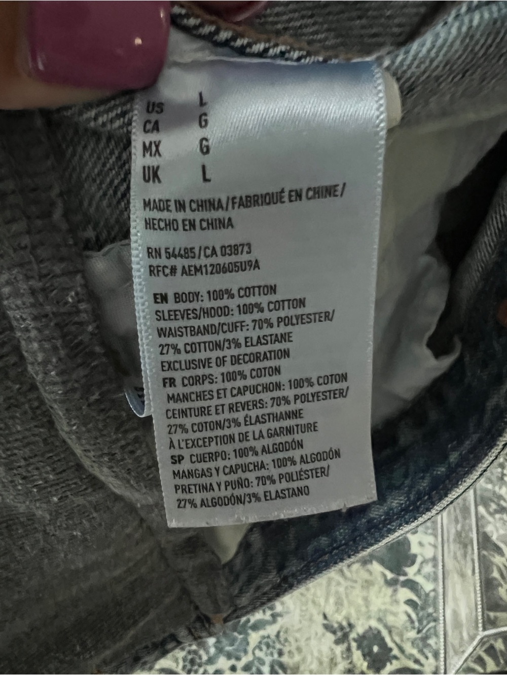 American Eagle Outfitters Tie Dye Hooded Jacket/Sweatshirt - Picture 10 of 10
